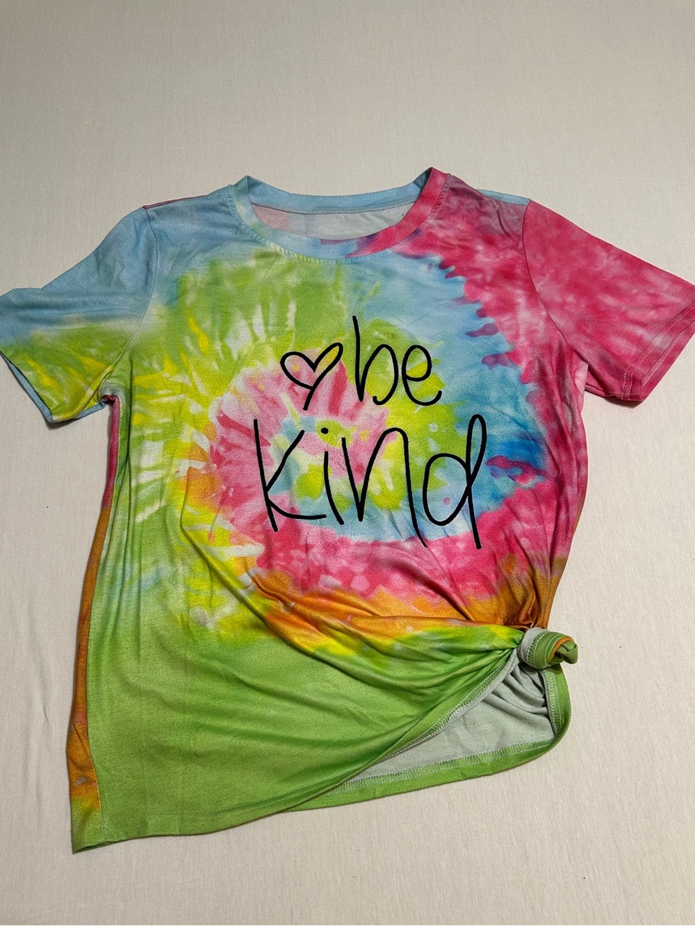 Kids 'Be Kind' Tie-Dye Tee - Multicolor